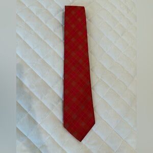 Robert Talbott Red Geometric Vintage Silk Neck tie